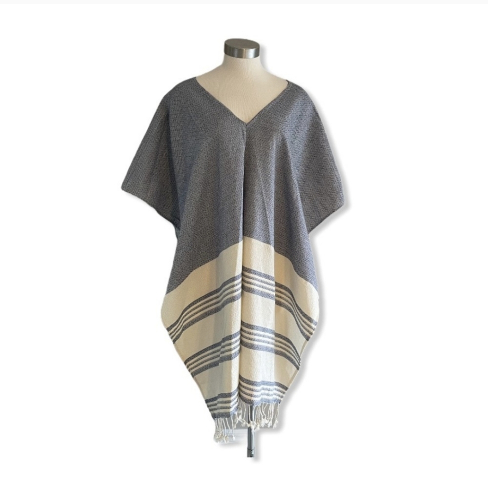 Tribe Alive Poncho Caftan Cover Up Handmade India